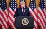 Le président américain Donald Trump à la Maison Blanche, le 22 mai 2026 à Washington
