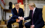 Le président hongrois Viktor Orban reçu à la Maison Blanche par son homologue américain Donald Trump, le 13 mai 2019