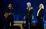 Stephen Stills, Graham Nash et David Crosby à Los Angeles, en 2015