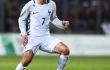 Antoine Griezmann contre le Luxembourg le 25 mars 2017, au Grand-Duché pour son premier match avec l'équipe de France