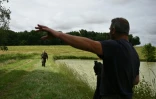 Gendarmes et chasseurs participent aux recherches de Lyhanna, la collégienne disparue depuis le 29 mai, près de Goutz dans le Gers le 3 juin 2026