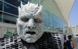 Un fan déguisé en Roi de la nuit, de "Game of Thrones", à San Diego (Californie) le 22 juillet 2017