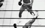 Joe Frazier garde son titre face Ă Mohamed Ali, Ă terre, le 8 mars 1971 au Madison Square Garden de New York