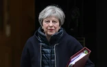La Première ministre britannique Theresa May à Londres le 24 janvier 2018