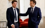 Le député EELV Julien Bayou reçu par Emmanuel Macron à l'Elysée le 22 juin 2022