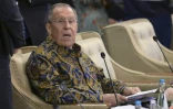 Le chef de la diplomatie russe Sergueï Lavrov au Forum régional de l'Asean à Jakarta, le 14 juillet 2023