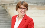 La députée et secrétaire générale de LR, Annie Genevard arrive à l'Assemblée nationale à Paris, le 9 juillet 2024