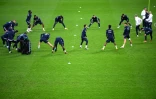 Les Bleus à l'entraînement au Stade de France, le 16 novembre 2020