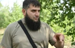 Mansour, commandant adjoint du bataillon Cheikh Mansour, lors d'une interview avec l'AFP, le 9 juin 2022 à Zaporijjia, en Ukraine
