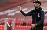 L'entraîneur de Liverpool Jürgen Klopp lors du match contre Burnley, le 11 juillet 2020 à Liverpool
