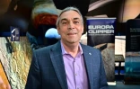 Bob Pappalardo, scientifique de la mission Europa Clipper, au Jet Propulsion Laboratory de la Nasa, à Pasadena, le 11 avril 2024 en Californie