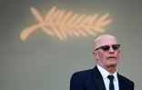 Le réalisateur français Jacques Audiard arrive pour la projection de son film "Emilia Perez" au Festival de Cannes, le 18 mai 2024