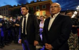 Le maire de Nice Christian Estrosi (g) et le député LR Eric Ciotti, à Nice le 11 juin 2020