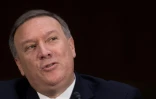 Le futur directeur de la CIA Mike Pompeo lors de son audition devant le Sénat, le 12 janvier 2017 à Washington