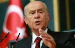 Devlet Bahçeli, leader du parti turc MHP,le 19 juillet 2016 à Ankara 