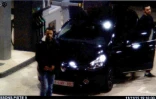 Capture d'écran d'une vidéo de surveillance montrant Salah Abdeslam et Mohammed Abrini le 13 novembre 2015 à la station service de Ressons