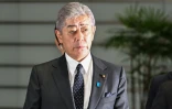 Le ministre des Affaires étrangères du Japon, Takeshi Iwaya, arrive à la résidence officielle du Premier ministre à Tokyo, le 11 novembre 2024