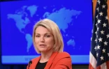 La porte-parole du département d'Etat Heather Nauert le 29 mai 2018 à Washington DC