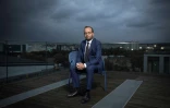 Arthur Dreyfuss, PDG d'Altice France, maison-mère de SFR, pose le 25 septembre 2025 à Paris 