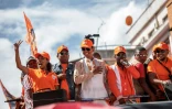 Le candidat à la présidentielle malgache, Andry Rajoelina, lors d'un défilé de ses partisans à Antananarivo, le 16 décembre 2018.