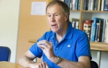 Tim Noakes lors d'une interview à l'AFP le 3 septembre au Cap