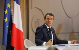 Emmanuel Macron donne une conférence de presse à l'Elysée, le 25 avril 2019