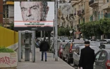 Une affiche de soutien à Carlos Ghosn dans une rue de Beyrouth, en décembre 2018