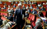 Le patron des députés LR Laurent Wauquiez à l'Assemblée nationale à Paris, le 17 novembre 2025
