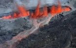 La face sud du Piton de la Fournaise, le 15 septembre 2018, à La Réunion