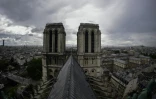 Vue sur la cathédrale Notre-Dame de Paris, le 28 juin 2017