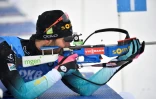 Martin Fourcade lors des 20 km individuels des Mondiaux de biathlon, le 13 mars 2019 à Ostersund (Suède)