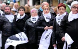 Des proches de prisonniers basques manifestent, le 9 janvier 2016 Ă Bilbao