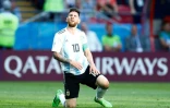 L'attaquant argentin Lionel Messi lors de l'élimination face à la France en 8e de finale du Mondial le 30 juin 2018