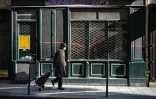 Fermeture de commerces dits non essentiels à Paris, le 20 mars 2021