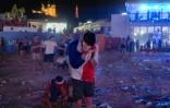 Le désarroi d'un supporter français dans la fanzone de Lyon, le 10 juillet 2016