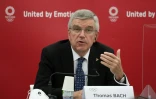 Le président du Comité International Olympique (CIO), l'Allemand Thomas Bach, lors d'une conférence de presse, le 16 novembre 2020 à Tokyo