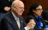 L'émissaire de l'ONU pour la Syrie, Staffan de Mistura à Genève, le 1er février 2016