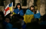 Rassemblement de soutien à L'Ukraine au deuxième anniversaire de l'invasion russe, le 24 février 2024 à Londres