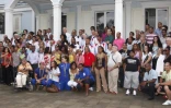 Vendredi 19 août 2011 - Félicitations pour les sportifs réunionnais à la villa du département.
(Photo Michel Désiré)