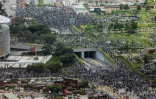 Blocage d'artères à Hong Kong par des protestataires, le 12 juin 2019