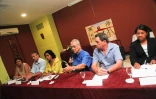 Lundi 22 août 2011 - Conférence de presse de Paul Vergès.
(Photo Michel Désiré)