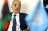 L'émissaire des Nations unies pour la Libye, Ghassan Salamé, lors d'un entretien avec l'AFP à Tripoli le 29 septembre 2018