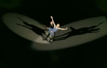 La danseuse Janie Taylor, et le chorégraphe Benjamin Millepied dansent au théâtre de Los Angeles, en Californie, le 12 décembre 2015 