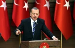 Le président turc Recep Tayyip Erdogan lors d'un discours à Ankara, le avril 2016 