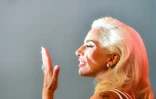 Lady Gaga présente le film "Une étoile est née" le 31 août 2018 au Festival du Film de Venise
