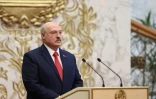 Le président bélarusse Alexandre Loukachenko à Minsk, le 23 septembre 2020