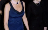 La princesse de Galles Diana, aussi connue sous le nom de Lady Di, et Liz Tilberis, ancienne rédactrice en chef d'origine britannique du magazine Harper's Bazaar, à New York le 30 janvier 1995