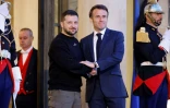 Le président ukrainien Volodymyr Zelensky rencontre Emmanuel Macron à Paris le 14 mai 2023