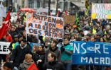Manifestation contre la réforme des retraites à Paris le 4 janvier 2020