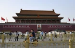 Sur la place Tiananmen, le 3 juin 2020
